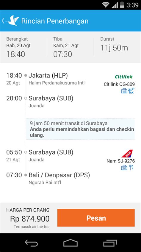 traveloka tiket online.